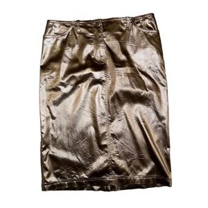 Plein Sud Jeans Vintage Y2K Liquid Brown Skirt Size 8